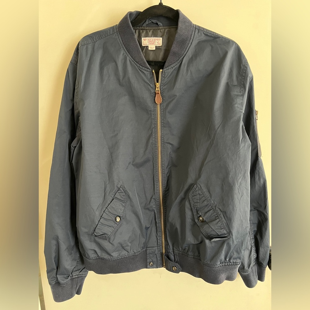 Wallace & Barnes Men’s Navy Bomber Jacket